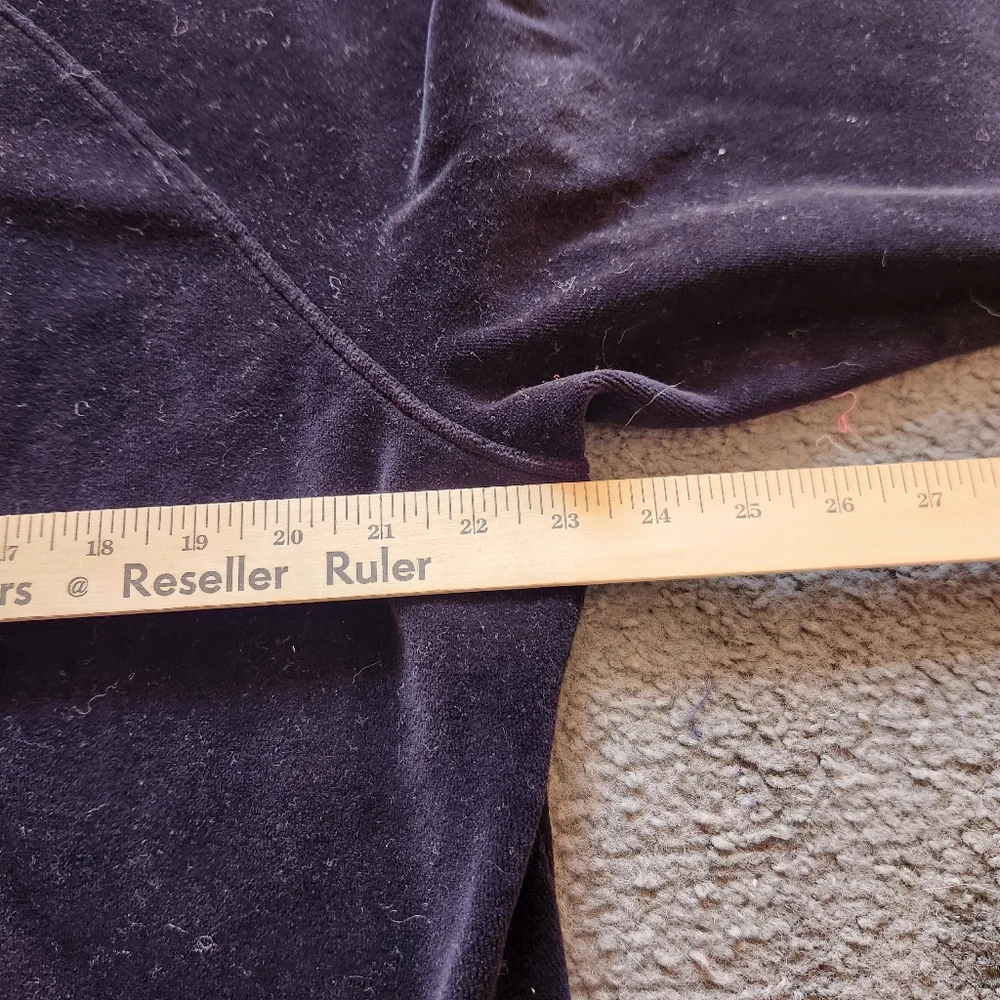 PACT Women's Velour Top Extra Large Black Organic Cotton Soft Cozy Sweatshirt - Picture 9 of 10